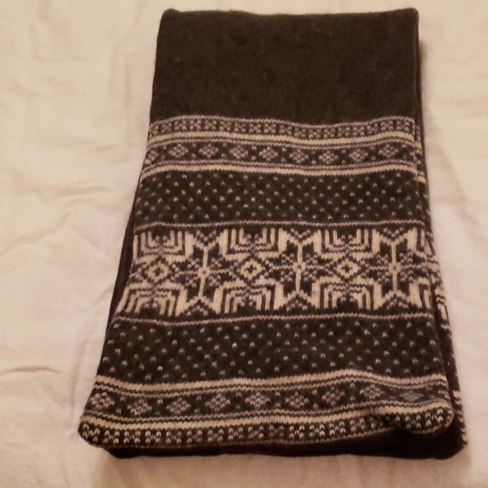 Winter scarf wool/ fleece extra warm